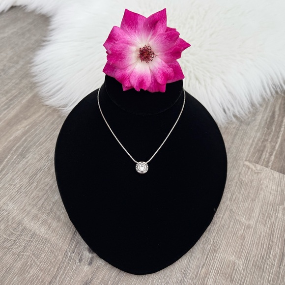 💞 BRIGHTON Fortino Petite Reversible Crystal Pendant Necklace - Picture 7 of 7